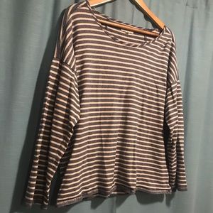 Madewell Women’s Large Striped Sweater.